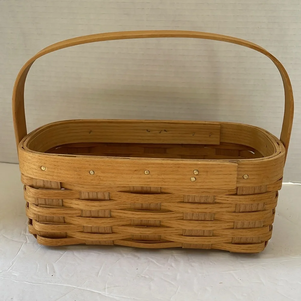 Peterboro Basket small rectangular handle